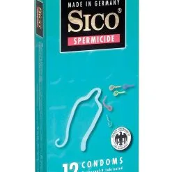 12 Préservatifs En Latex Transparent Avec Traitement Spermicide - Sico