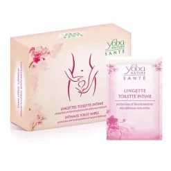 20 Lingettes Intimes Douces Et Rafraîchissantes Protection Vaginale - Yoba