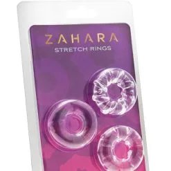3 Anneaux De Pénis Extensible Pour érection Masculine 4cm - Zahara 5 3 Anneaux De Pénis Extensible Pour érection Masculine 4cm - Zahara -LINGERIES Soldes 3 anneaux de penis extensible pour erection masculine 4cm zahara only love 34623262916788