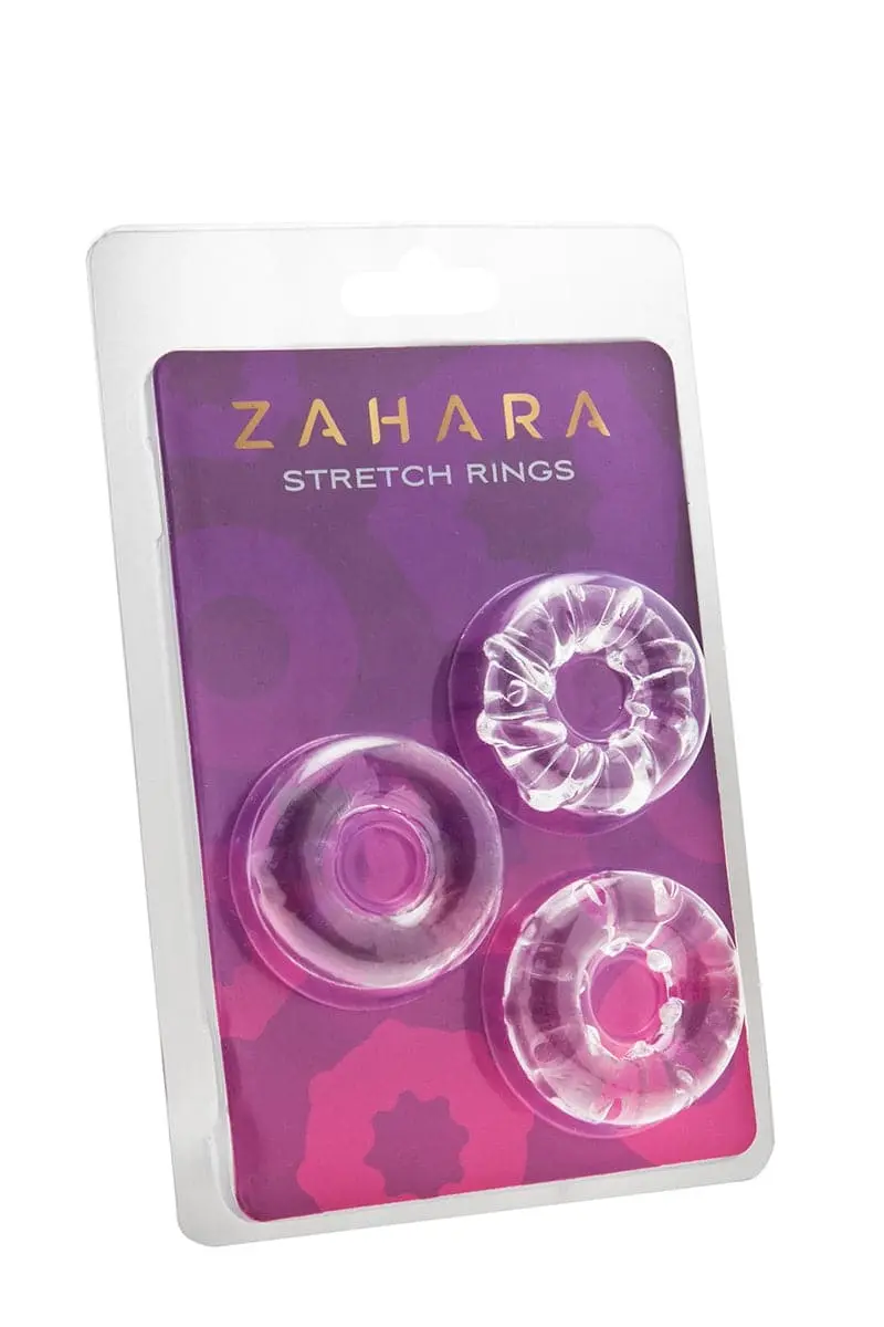 3 Anneaux De Pénis Extensible Pour érection Masculine 4cm - Zahara 3 3 Anneaux De Pénis Extensible Pour érection Masculine 4cm - Zahara – Image 3