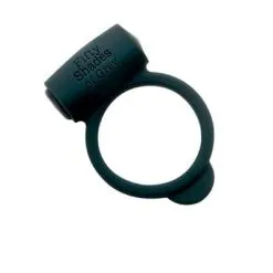 Anneau à Pénis Vibrant En Silicone Lisse Pour Couple - Fifty Shades Of Grey