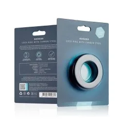 Anneau Pénien Hybride En Silicone Doux Extensible Et Acier Au Carbone - Boners -LINGERIES Soldes anneau penien hybride en silicone doux extensible et acier au carbone boners only love 34979482337460