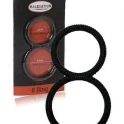 Double Anneau Testicules Et Pénis Pour érection Homme 8 Ring - Malesation