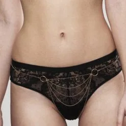 Bijou De Corps Sexy Chaines Dorées En Forme De Bikini - Bijoux Indiscrets