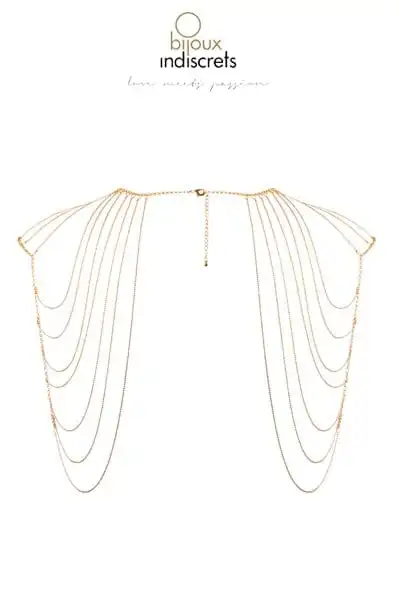 Bijoux épaules En Chainettes Métalliques Dorées Magnifique - Bijoux Indiscrets 3 Bijoux épaules En Chainettes Métalliques Dorées Magnifique - Bijoux Indiscrets – Image 3