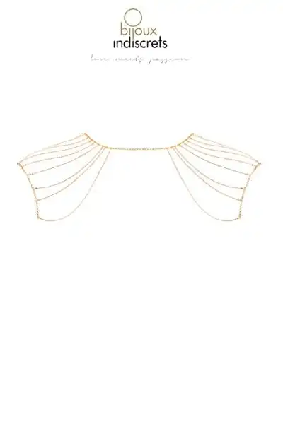 Bijoux épaules En Chainettes Métalliques Dorées Magnifique - Bijoux Indiscrets 4 Bijoux épaules En Chainettes Métalliques Dorées Magnifique - Bijoux Indiscrets – Image 4