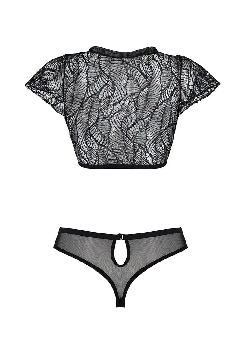 Passion Lingerie Ensemble 2 Pièces Sexy Caraco Et Culotte Tanga - Passion ECO Collection 4 Passion Lingerie Ensemble 2 Pièces Sexy Caraco Et Culotte Tanga - Passion ECO Collection – Image 4