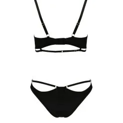 Bikini Sexy Noir à Motif Dorés à Lanières 2 Pièces Victoria - Casmir 7 Bikini Sexy Noir à Motif Dorés à Lanières 2 Pièces Victoria - Casmir -LINGERIES Soldes bikini victoria casmir only love 34193283219636