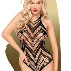 Body érotique En Résille Noir Dos Et Peau Nus Sexy Go Hotter - Penthouse