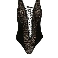 Body Fantaisie Charme Dos Nue Et Culotte Finition Tanga Noir Lara - Casmir -LINGERIES Soldes body fantaisie charme dos nue et culotte finition tanga noir lara casmir only love 34097972904116