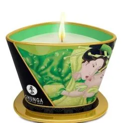 Bougie à Massage Parfum Thé Vert 170ml Avec Boite Cadeau - Shunga