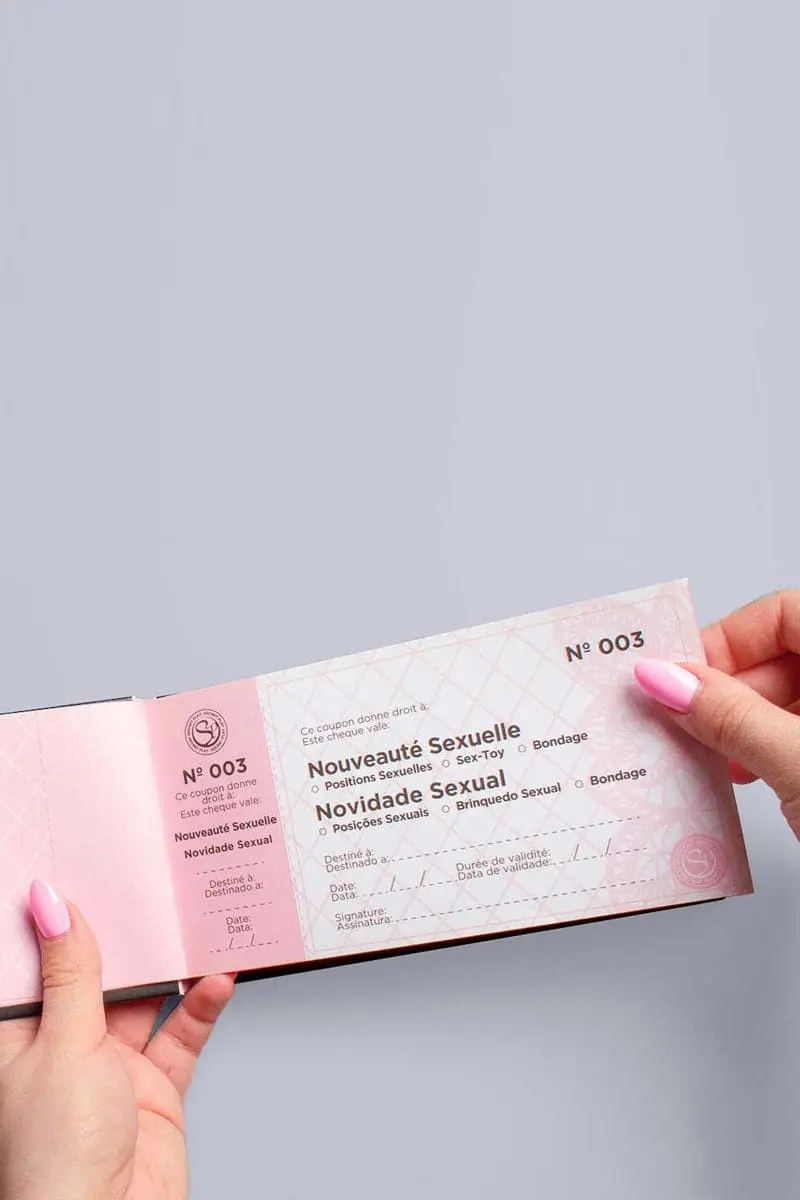 Carnet De Chèque Pour Jeux érotiques En Couple Sex Coupons - Secret Play 2 Carnet De Chèque Pour Jeux érotiques En Couple Sex Coupons - Secret Play – Image 2