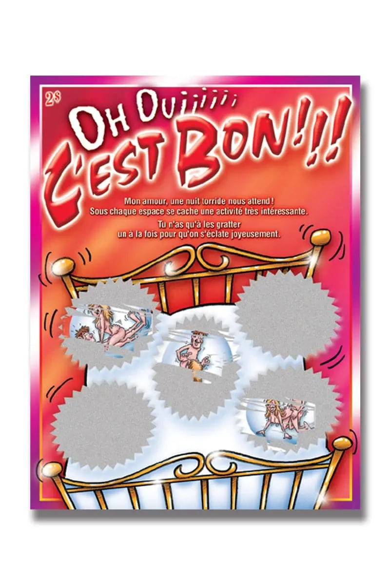 Ozze Carte à Gratter 5 Actions Coquines Pour Couple Oh Oui C'est Bon - Ozzé 1 Ozze Carte à Gratter 5 Actions Coquines Pour Couple Oh Oui C'est Bon - Ozzé