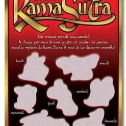 Ozze Carte à Gratter Avec 7 Positions Du Kama Sutra