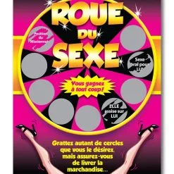 Ozze Carte à Gratter Roue Du Sexe 9 Actions Sexuelles Jeu Coquin - Ozzé