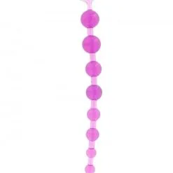 Toy Joy Chaine Anale 10 Boules Flexible Taille Progressive 30cm Beads - Thai Toy