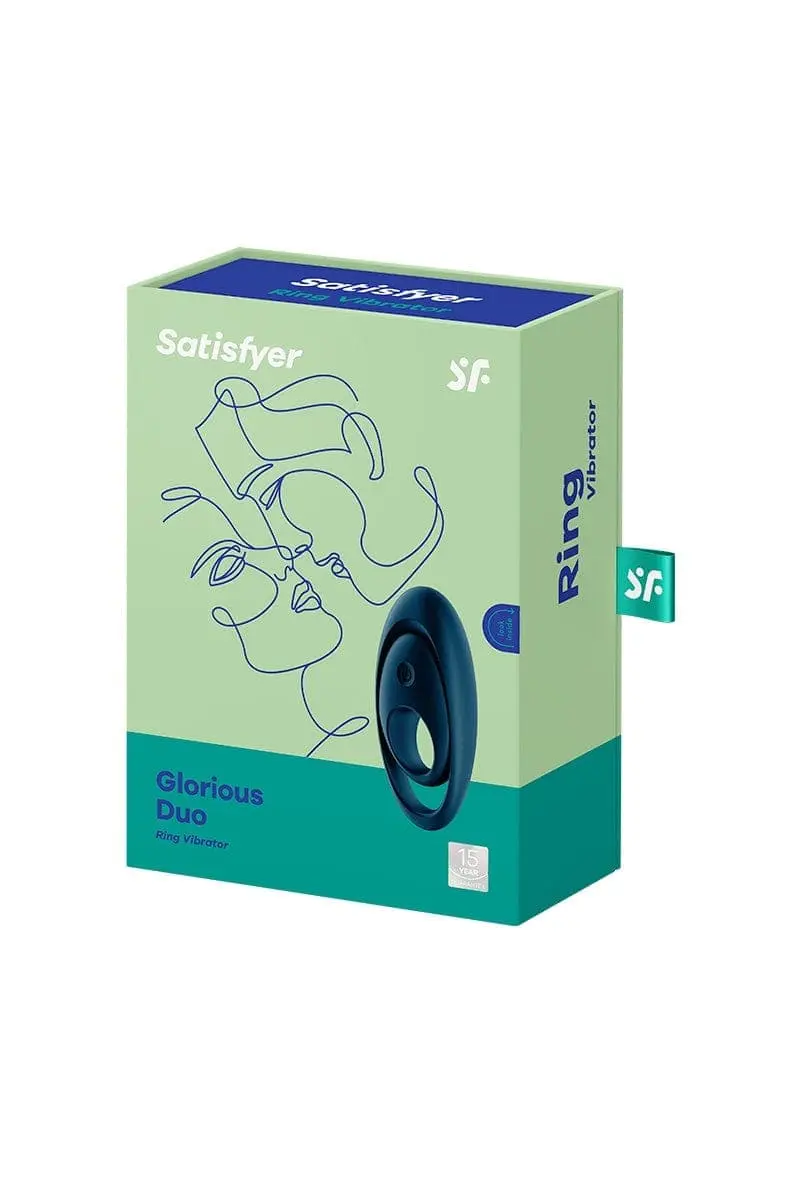 Cockring Double Anneau Vibrant 12 Modes Glorious Duo - Satisfyer 5 Cockring Double Anneau Vibrant 12 Modes Glorious Duo - Satisfyer – Image 5