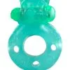 Cockring Fluorescent Extensible Et Vibrant Pour Couple Flash Teddy - Alive