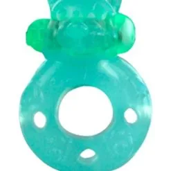 Cockring Fluorescent Extensible Et Vibrant Pour Couple Flash Teddy - Alive