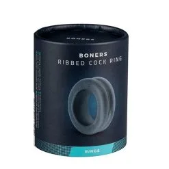 Cockring Nervuré érection Rallongé En TPE épais Extra-doux Ribbed - Boners -LINGERIES Soldes cockring nervure erection rallonge en tpe epais extra doux ribbed boners only love 34951063208116