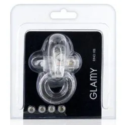 Cockring Rabbit Extensible Vibrant + Stimulateur Clitoridien 2,5cm - Glamy 5 Cockring Rabbit Extensible Vibrant + Stimulateur Clitoridien 2,5cm - Glamy -LINGERIES Soldes cockring rabbit extensible vibrant stimulateur clitoridien 2 5cm glamy only love 34951831290036
