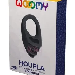 Anneau Vibrant Cockring Noir Pénis Vibrant Houpla - Wooomy 5 Anneau Vibrant Cockring Noir Pénis Vibrant Houpla - Wooomy -LINGERIES Soldes cockring vibrant anneau penis vibrant houpla wooomy only love 39966381179193