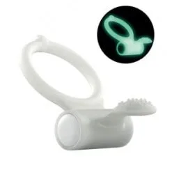 Cockring Vibrant En Silicone Phosphorescent Power Clit Phospho - Dorcel
