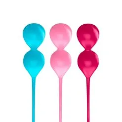 Coffret De 3 Boules De Geisha Power Balls 79, 121 Et 150 G - Satisfyer -LINGERIES Soldes coffret de 3 boules de geisha power balls 79 121 et 150 g satisfyer only love 34044055584948