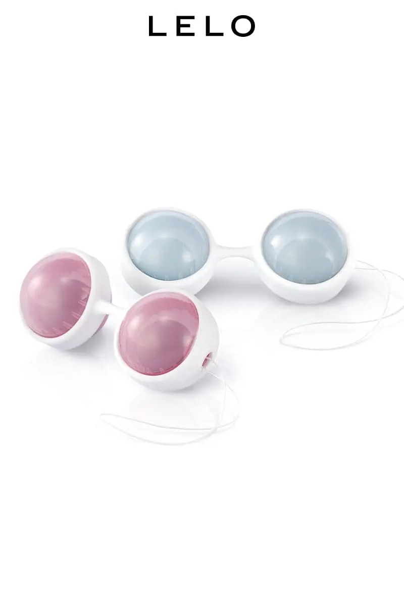 Coffret De 4 Perles Vaginales Lestées Changeables + 1 Support Souple - Lelo 1 Coffret De 4 Perles Vaginales Lestées Changeables + 1 Support Souple - Lelo