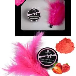 Coffret Cadeau érotique Poudre Comestible Et Plumeau à Caresses - Secret Play