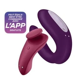 Coffret Sexuel Pour Couple 2 Sextoys Connectés En Silicone Partner Box 1 - Satisfyer