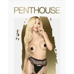 Collant Sexy Effet Porte-jartelles En Résille Noire Special Extra - Penthouse -LINGERIES Soldes collant porte jarretelles special extra penthouse only love 34099063947444