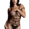 Le Desir Combinaison En Résille Lingerie Sexy Ajourée à Jarretelles TU Ouverture - Le Désir