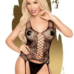 Collant Combinaison Intégral Fines Jarretelles Intégrés Love Bud - Penthouse