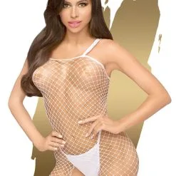 Combinaison Ouverte Pour Femme En Résille Blanche Search - Penthouse