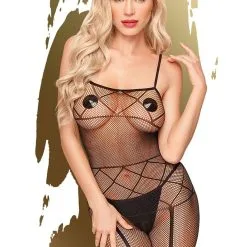 Combinaison Sexy En Résille Avec Entrejambe Ouvert Firecracker - Penthouse