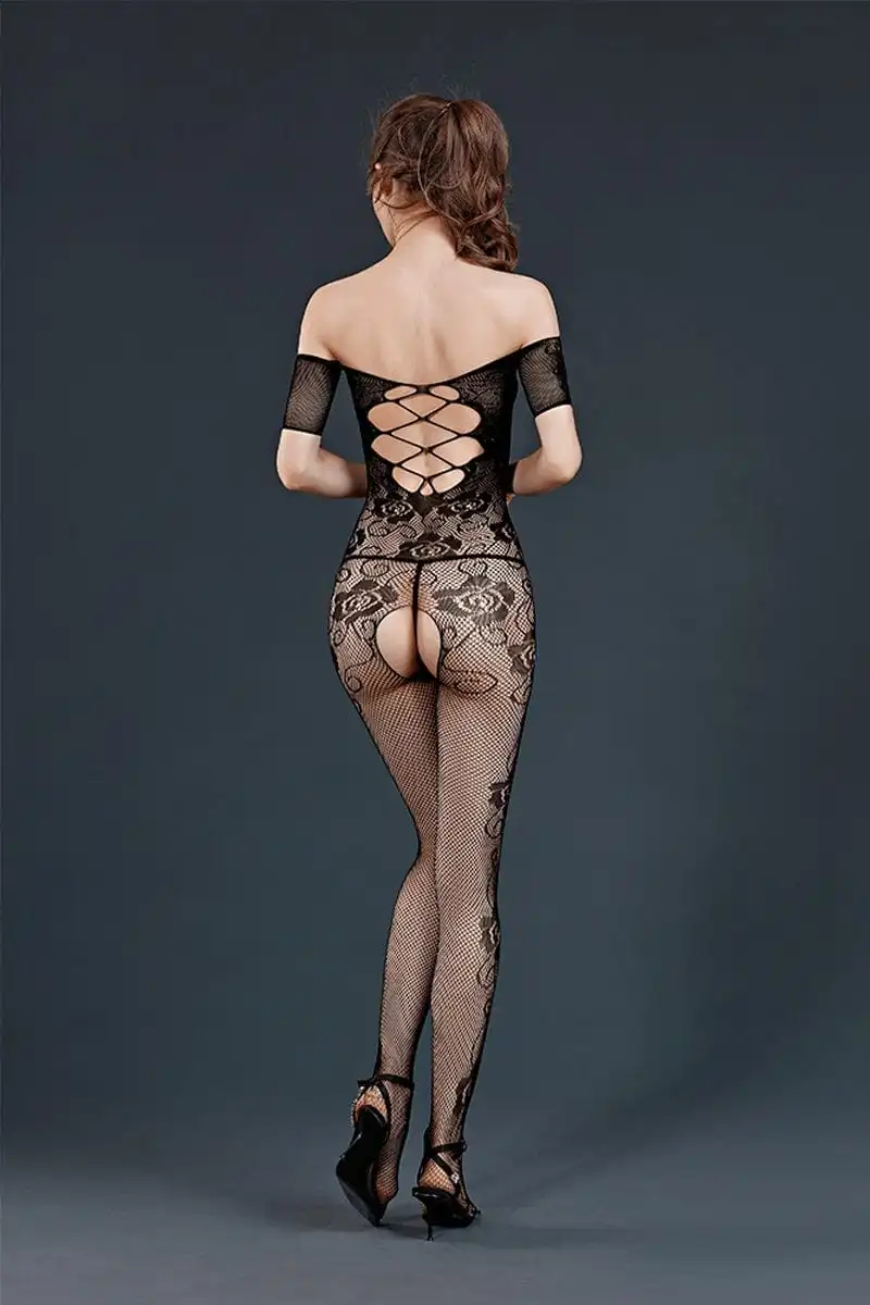 MoonLight Lingerie Combinaison Très Sexy Transparente En Résille Taille Unique N°10 - Moonlight 2 MoonLight Lingerie Combinaison Très Sexy Transparente En Résille Taille Unique N°10 - Moonlight – Image 2