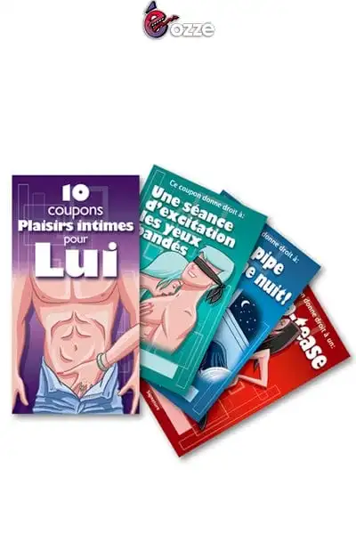Ozze Jeu Coquin à Réaliser En Couple Coupons Plaisirs Intimes Pour Lui - Ozzé 1 Ozze Jeu Coquin à Réaliser En Couple Coupons Plaisirs Intimes Pour Lui - Ozzé