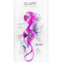 Boules De Geisha Double Silicone Cristal Love Duo Balls - Glamy -LINGERIES Soldes cristal love duo balls only love 34043884142772