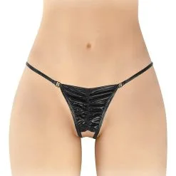 Culotte Ouverte Jockstrap Aspect Wetlook Angela TU - Fashion Secret