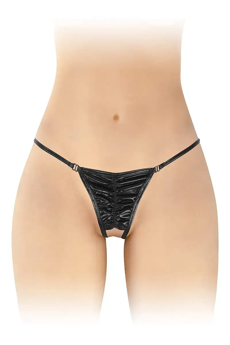 Culotte Ouverte Jockstrap Aspect Wetlook Angela TU - Fashion Secret 1 Culotte Ouverte Jockstrap Aspect Wetlook Angela TU - Fashion Secret