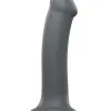 Strap-on-me Dildo Avec Ventouse Mono Densité Gris XL Compatible Harnais - Strap On Me