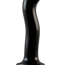Strap-on-me Dildo Courbé Avec Ventouse Spécial Point P Et G En Silicone Flexible Taille XL 19,8cm - Strap On Me