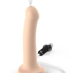 Dildo éjaculateur Semi-realiste Flexible 19cm Chair - Strap-On-Me