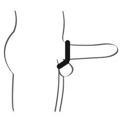 Double Anneau De Pénis Ovale En Silicone Extensible 6,5cm - Blue Junker -LINGERIES Soldes double anneau de penis ovale en silicone extensible 6 5cm blue junker only love 35049489760436