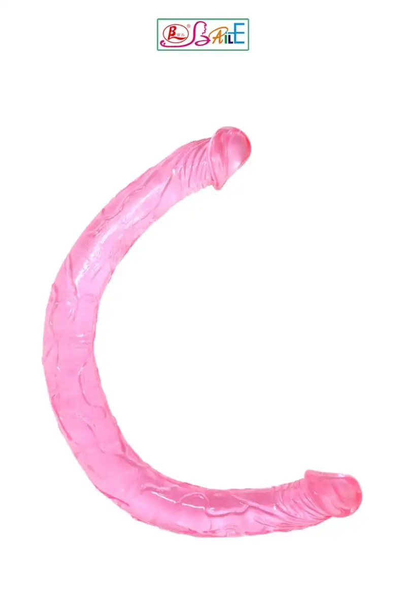 Double Dong Flexible Rose Translucide Double Pénétration 45 Cm - Baile 2 Double Dong Flexible Rose Translucide Double Pénétration 45 Cm - Baile – Image 2
