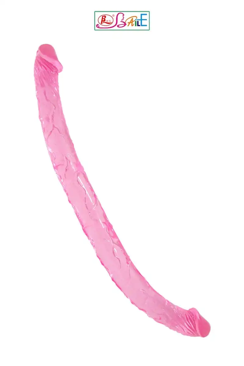Double Dong Flexible Rose Translucide Double Pénétration 45 Cm - Baile 3 Double Dong Flexible Rose Translucide Double Pénétration 45 Cm - Baile – Image 3