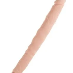 Double Gode Flexible Réaliste En Silicone Chair Pour Duo Twins 30cm - Alive