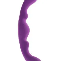 Alive Double Godemichet En Silicone Violet Double Dong Luna - Adrien Lastic