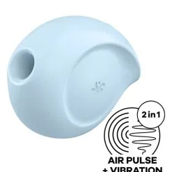 Double Stimulateur Clitoridien En Silicone Sugar Rush Bleu - Satisfyer -LINGERIES Soldes double stimulateur clitoridien en silicone sugar rush bleu satisfyer only love 34888401092788